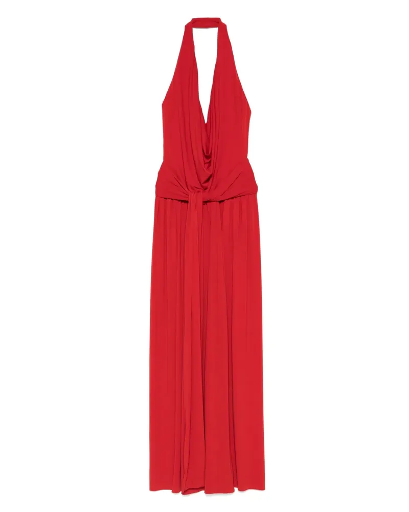 NISSA Kleid mit Neckholder-Ausschnitt - Rot Rot
