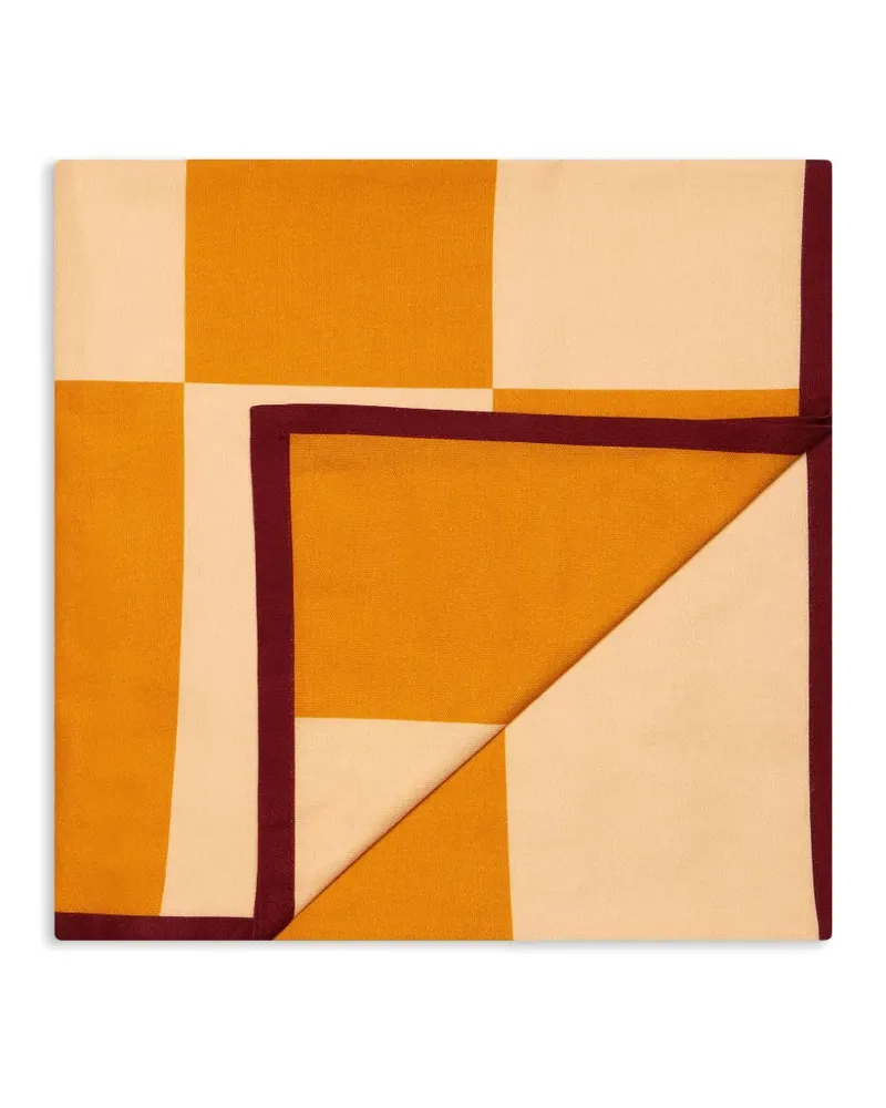 La DoubleJ Große Contrada Tischdecke - Orange Orange