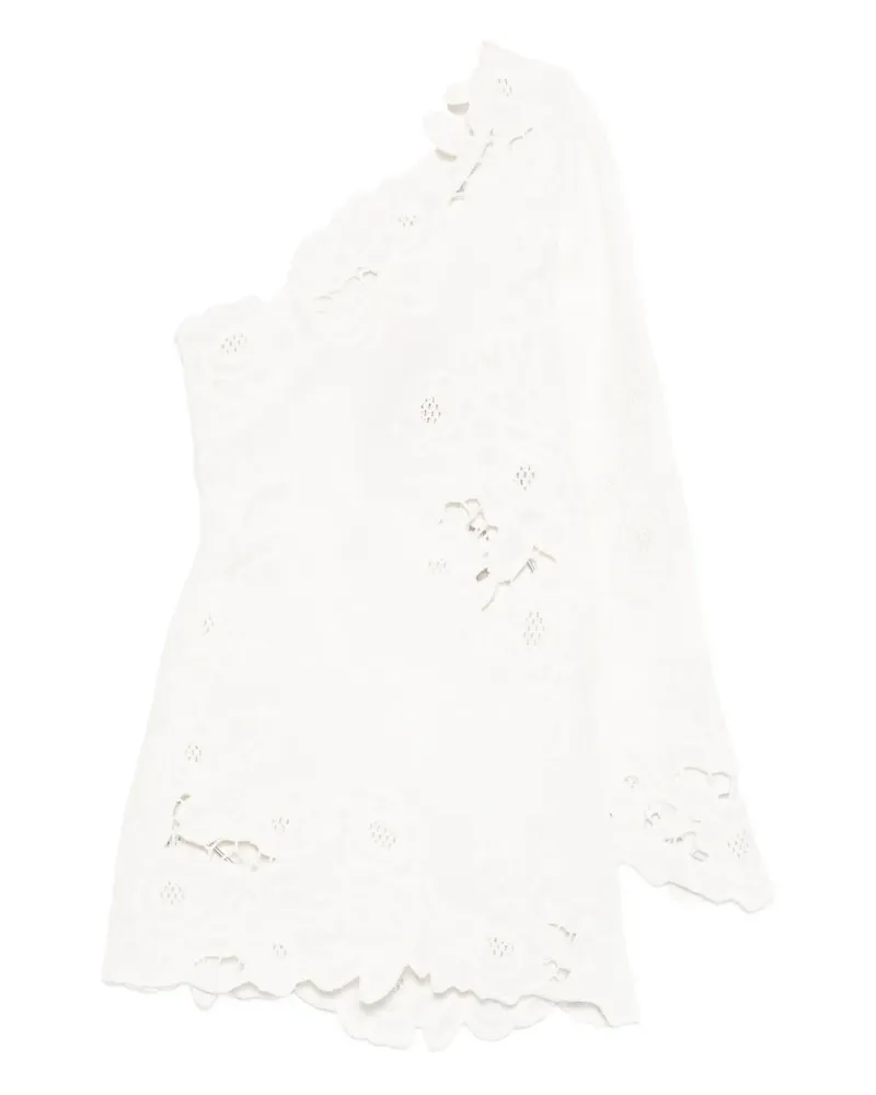 Cult Gaia Marlena one-shoulder floral mini dress - Weiß Weiß