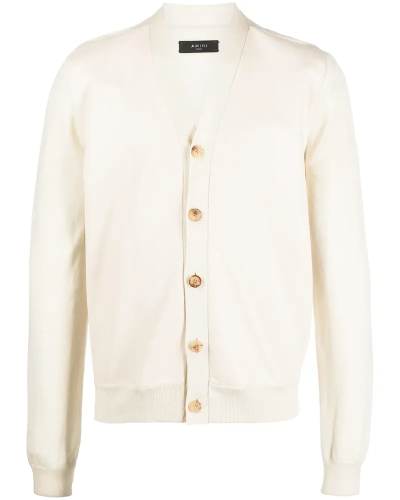 Amiri Klassischer Kaschmircardigan - Nude Nude