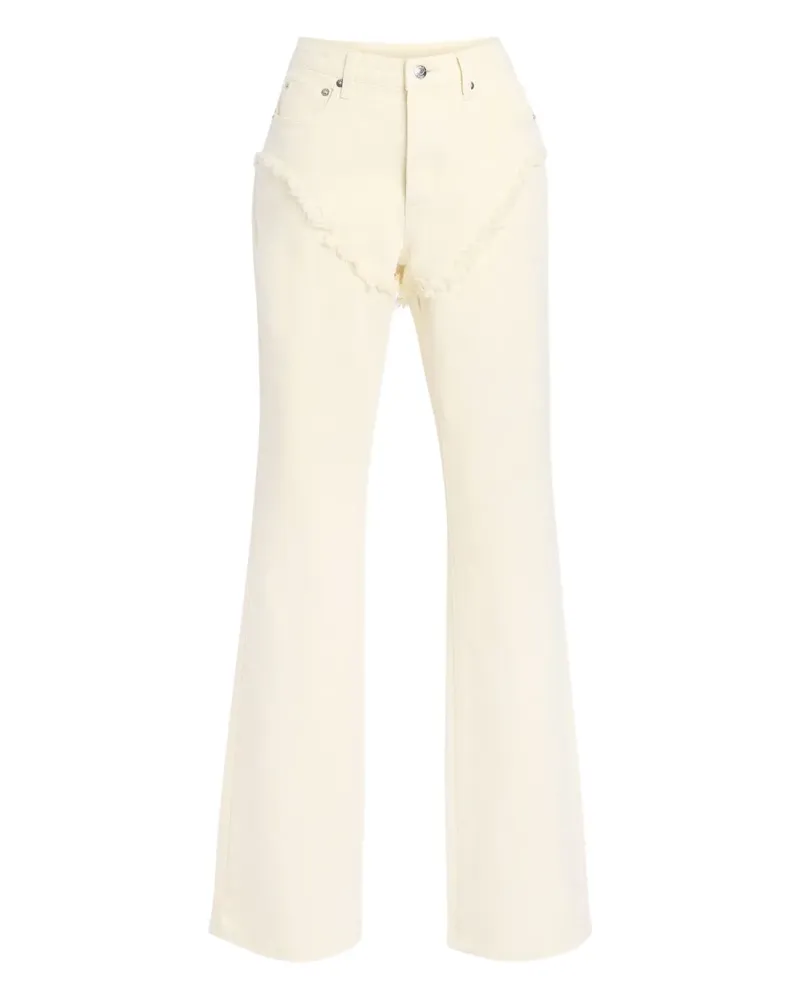 SER.O.YA Dahlia Bootcut-Jeans - Nude Nude