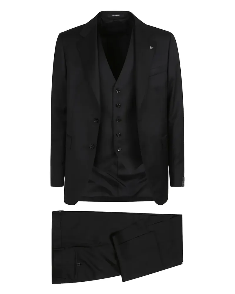 Tagliatore single-breasted wool suit (set of three) - Schwarz Schwarz