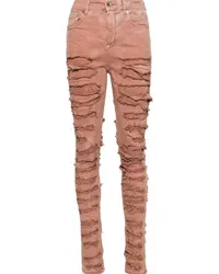 DRKSHDW by Rick Owens Detroit Cut Skinny-Jeans Rosa