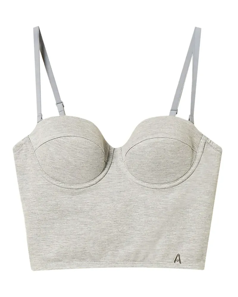 Twin-Set Klassisches Trägershirt - Grau Grau
