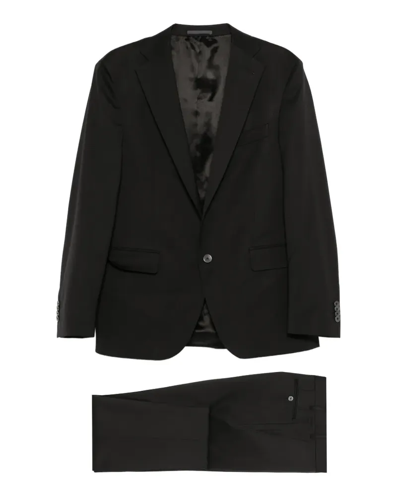 CENERE GB single-breasted suit - Schwarz Schwarz
