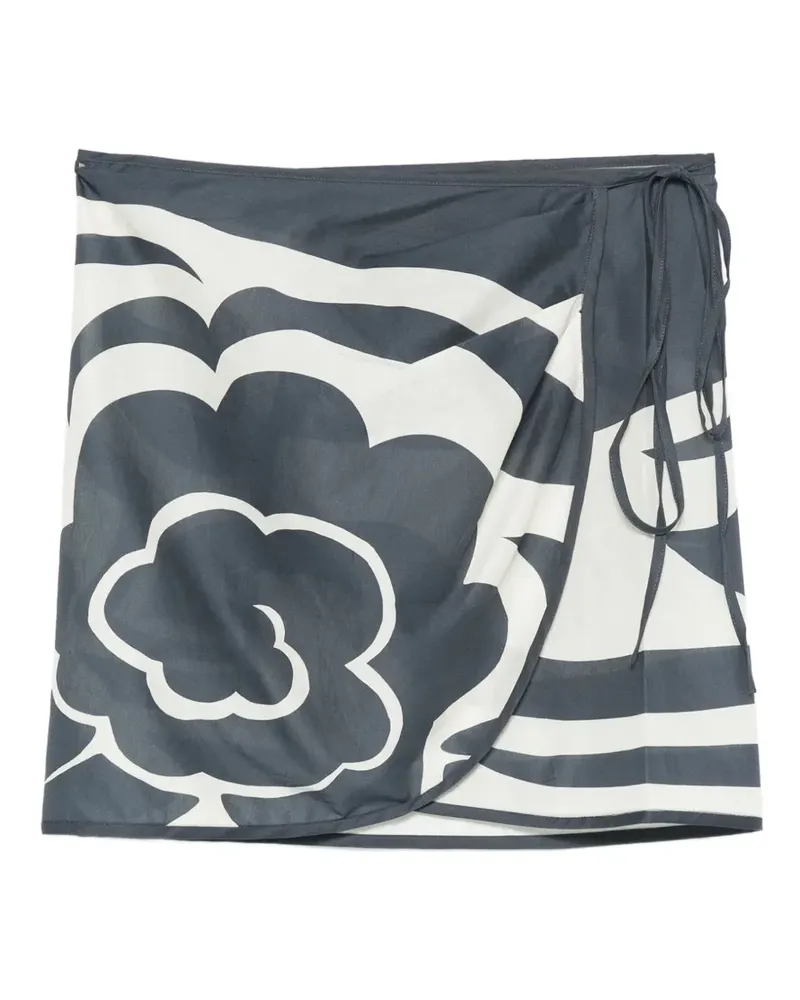 SIR Lilou printed mini sarong - Blau Blau