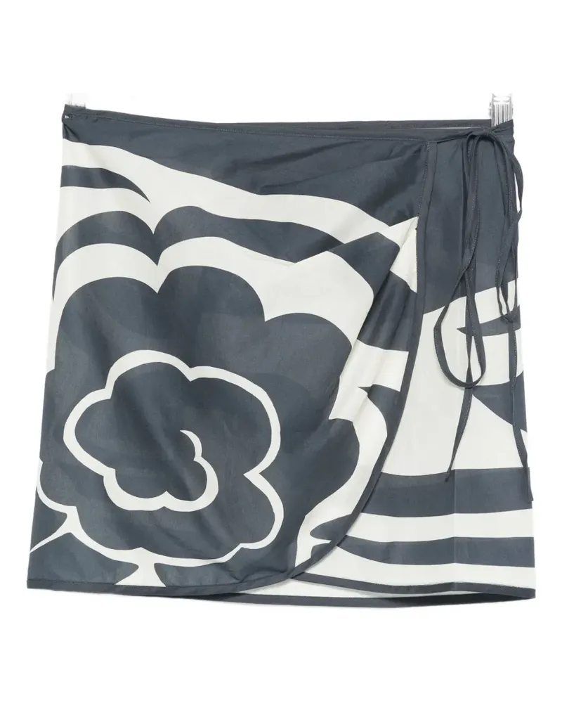 SIR Lilou printed mini sarong - Blau Blau
