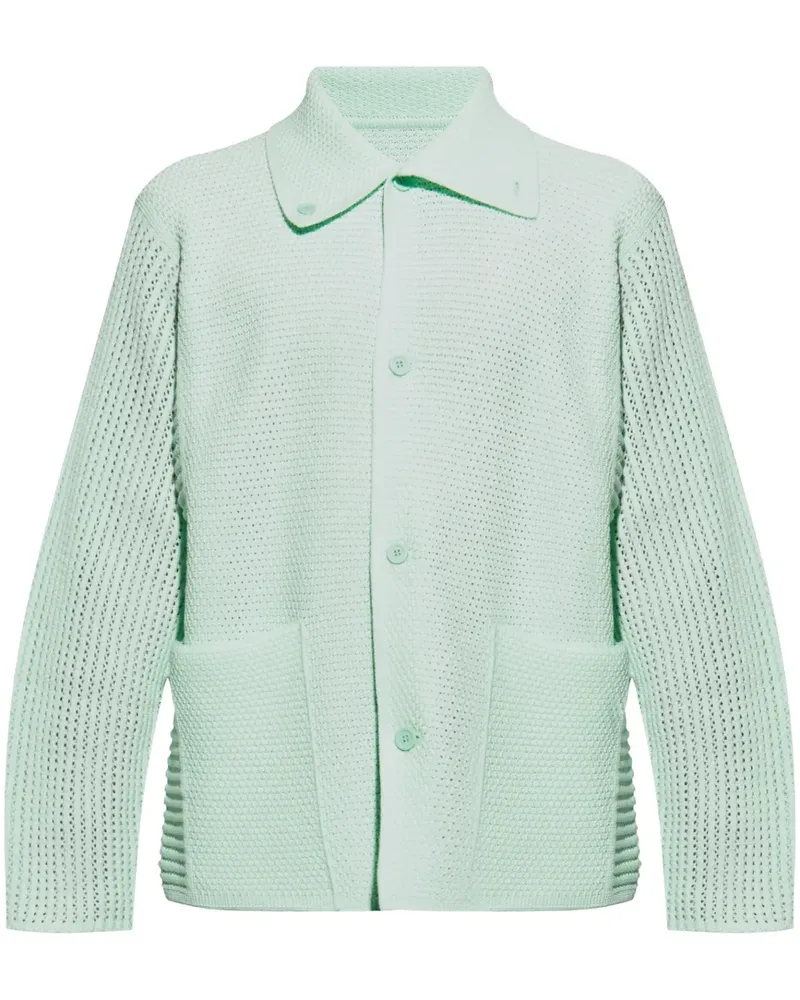 Issey Miyake MC November Cardigan - Grün Grün