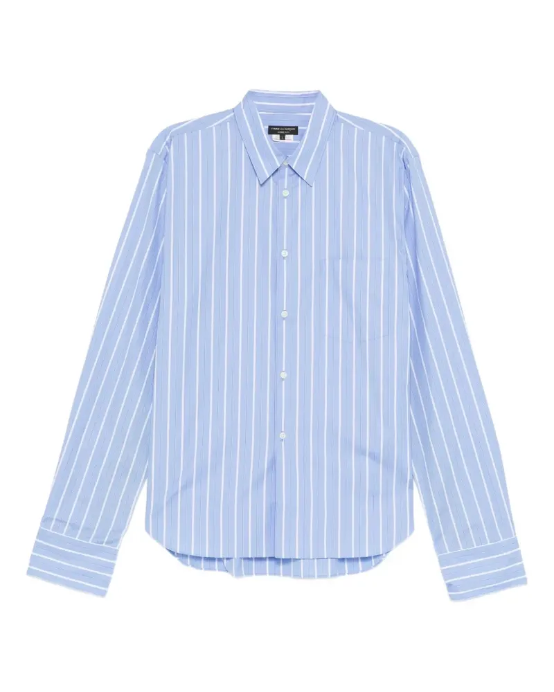 Comme des Garçons T-Shirt mit Spitzeneinsätzen - Blau Blau
