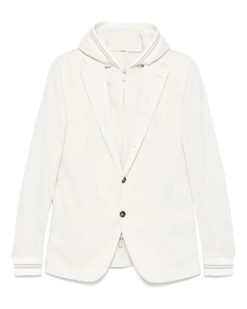 Eleventy Sakko im Layering-Look - Nude Nude