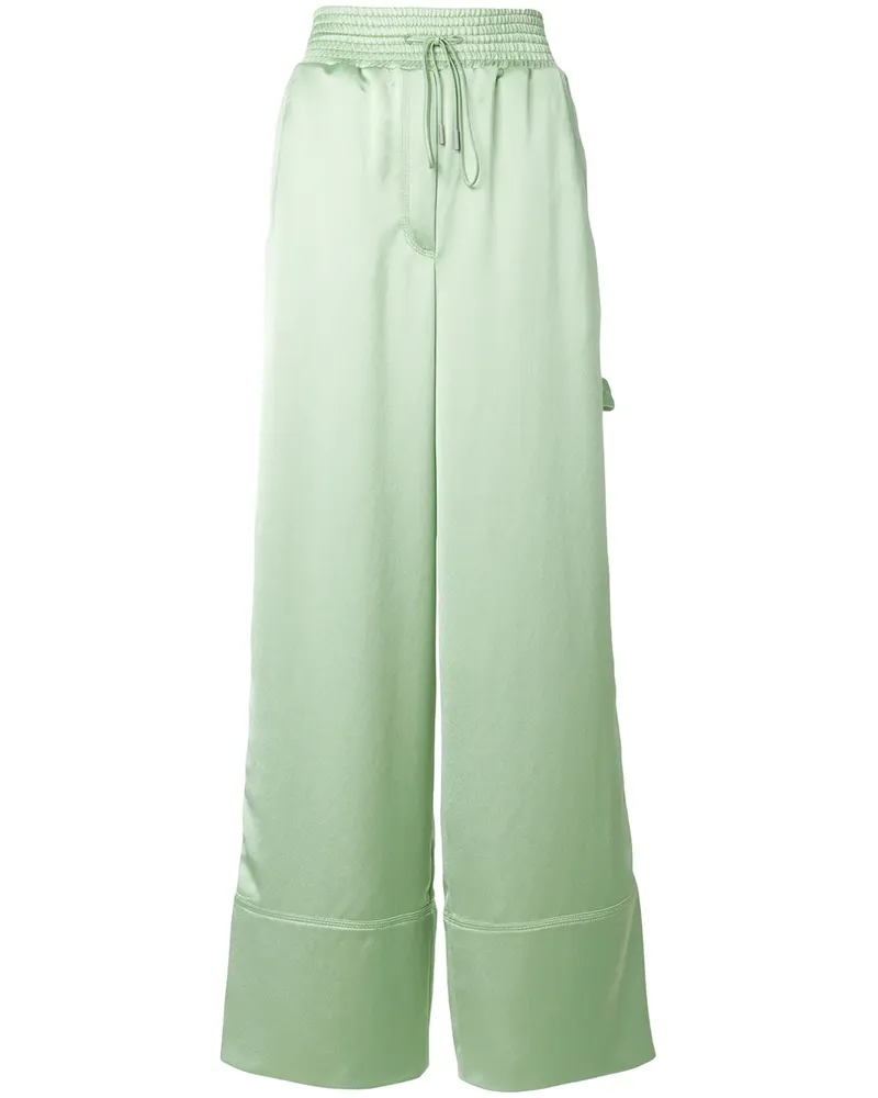 OFF-WHITE Hose mit weitem Bein - Grün Grün