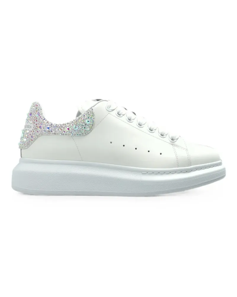 Alexander McQueen Oversized Sneakers mit Kristallen - Weiß Weiß