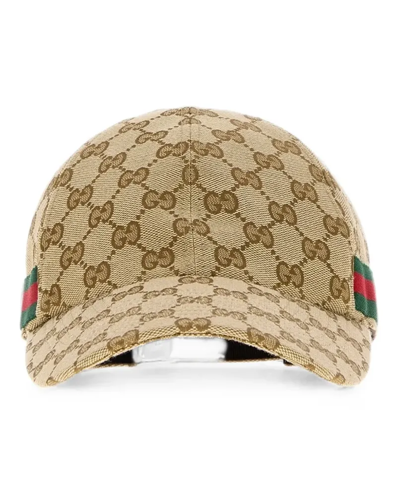 Gucci GG baseball hat with Web - Nude Nude