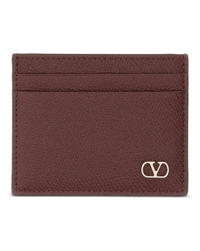 Valentino Garavani logo leather wallet - Braun Braun