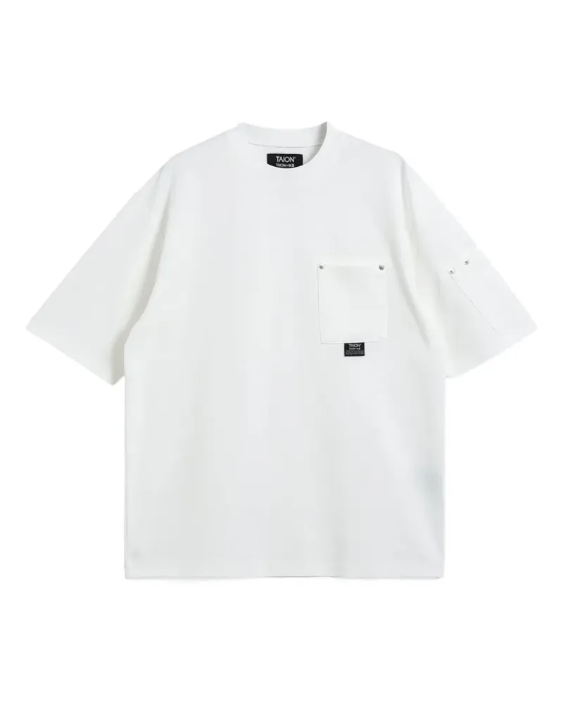 TAION Work Liberty T-Shirt mit Tasche - Weiß Weiß