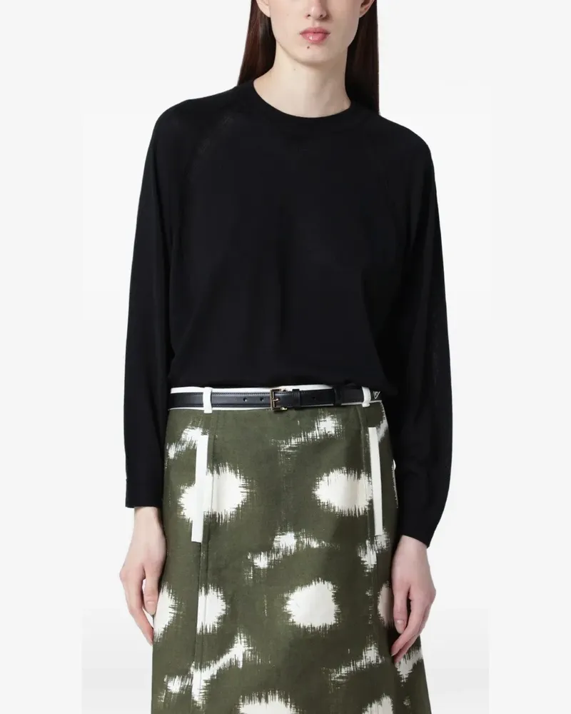 Roberto Collina crew neck knitwear - Schwarz Schwarz