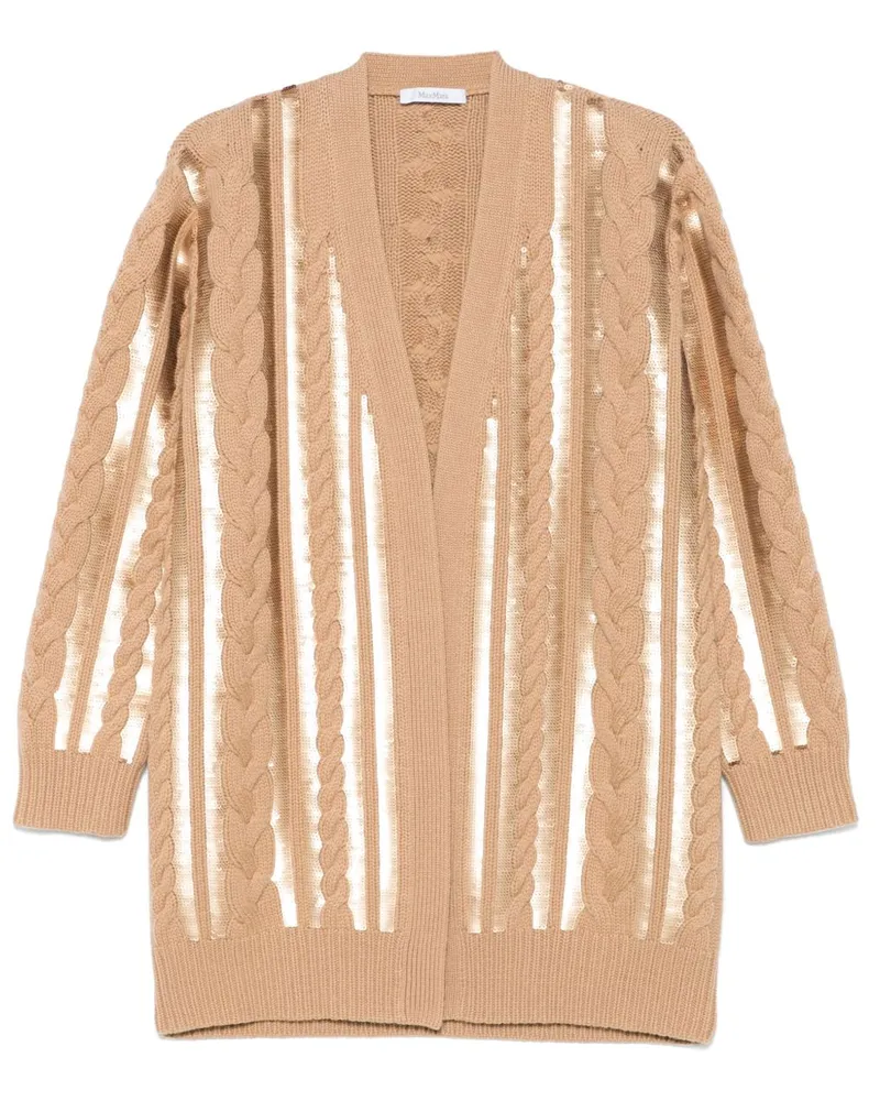 Max Mara Mirco Cardigan - Nude Nude