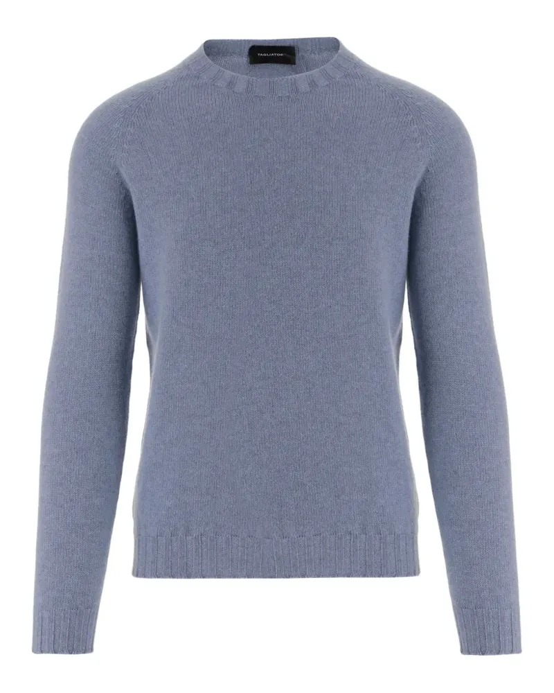 Tagliatore Pullover mit Raglanärmeln - Blau Blau