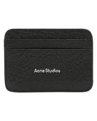 Acne Studios Kartenetui mit Logo-Print Schwarz