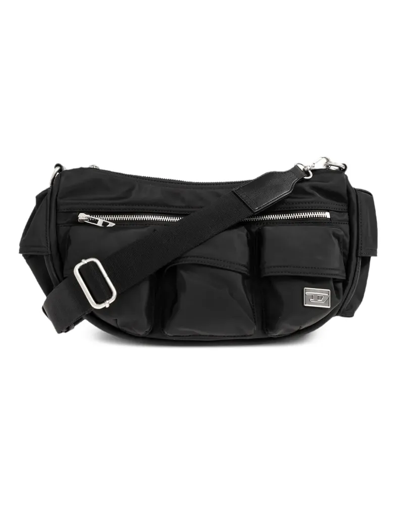 Diesel Multi-Pkts Schultertasche - Schwarz Schwarz