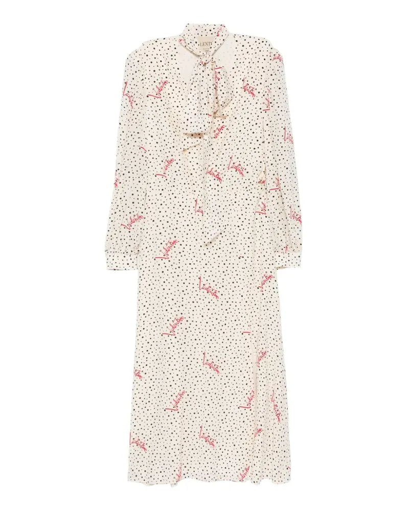 Valentino Garavani Kleid mit Polka Dots - Nude Nude