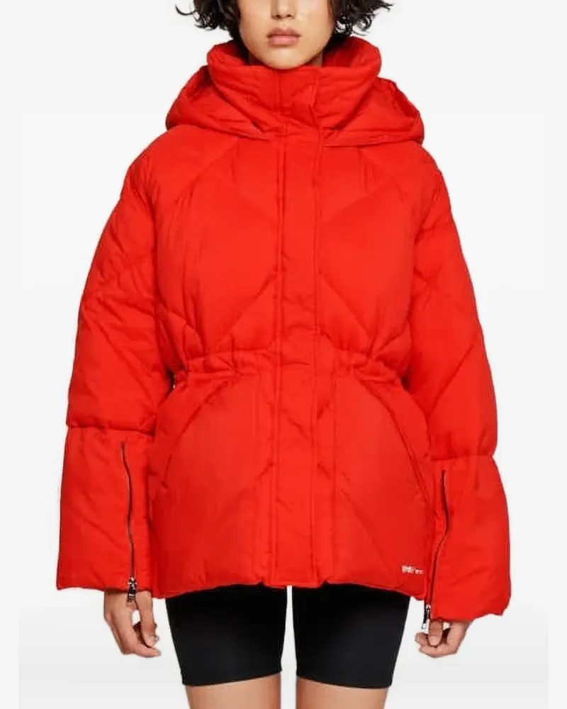 OOF WEAR hooded quilted parka - Rot Rot