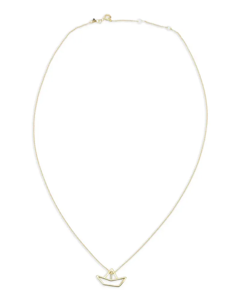 Aliita Halskette mit Boot-Umriss - Gold Gold