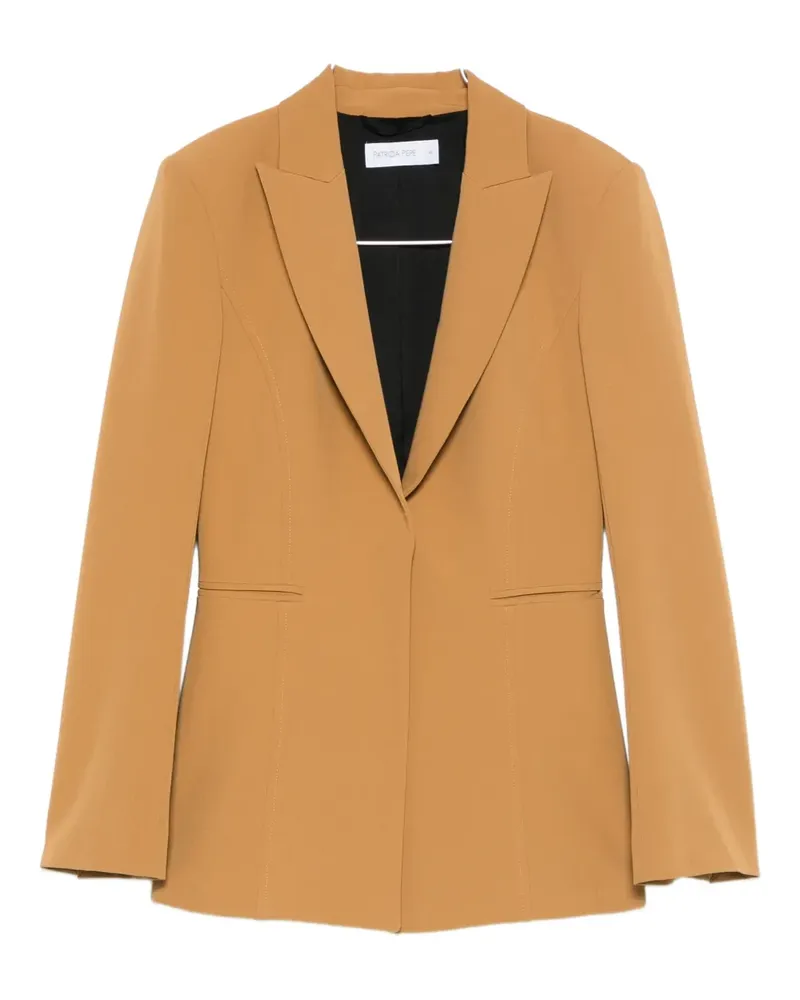 Patrizia Pepe peak-lapel blazer - Nude Nude