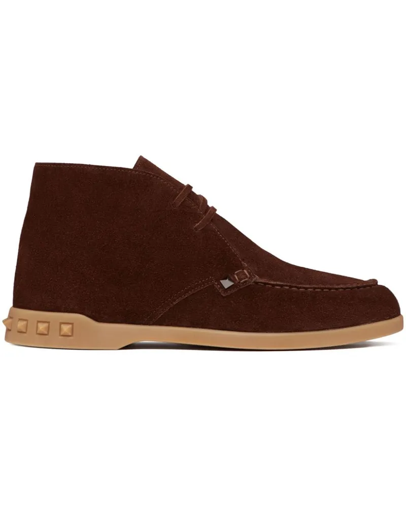 Valentino Garavani Leisure Flows Desert-Boots - Rot Rot