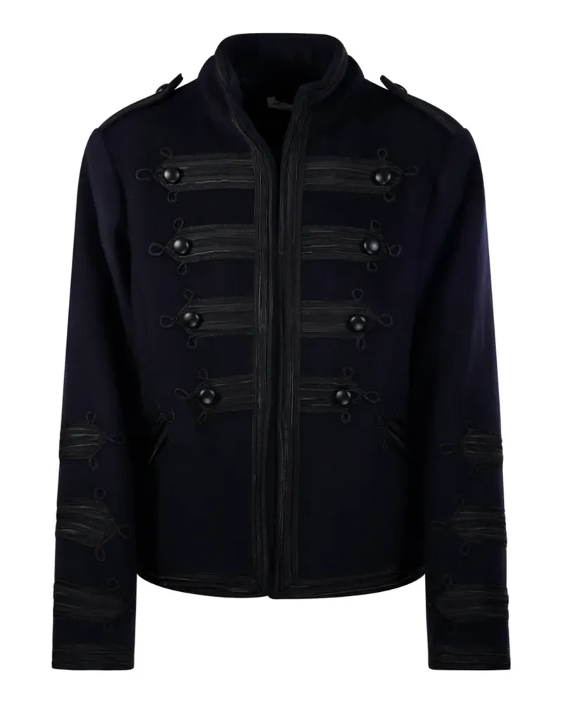 P.A.R.O.S.H. P.A.R.O H. Napoleon Jacke mit Schulterklappen - Blau Blau