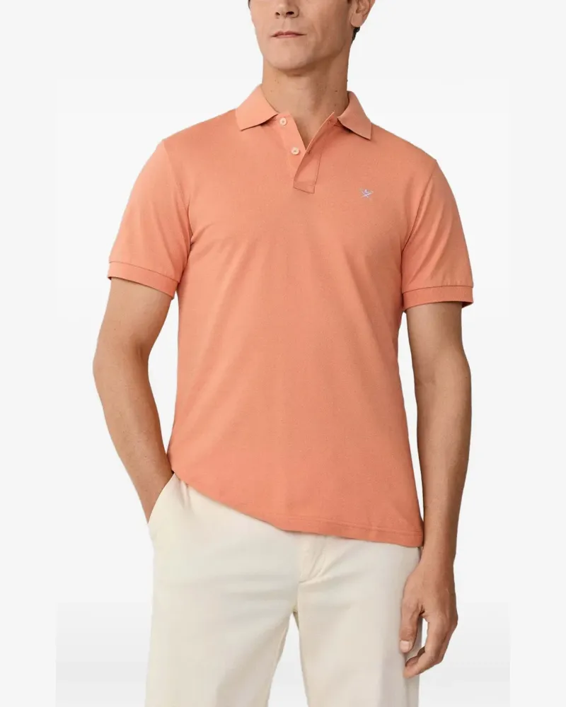 Hackett logo-embroidered polo shirt - Orange Orange