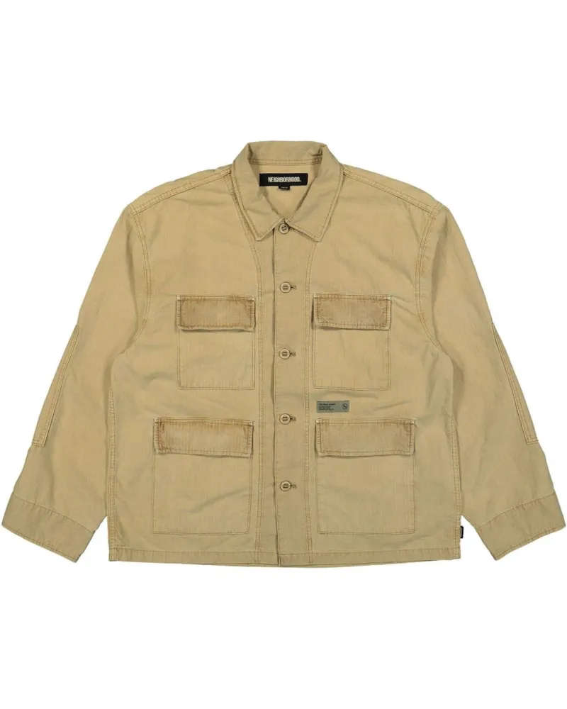 Neighborhood BDU Ripstop-Hemd - Nude Nude
