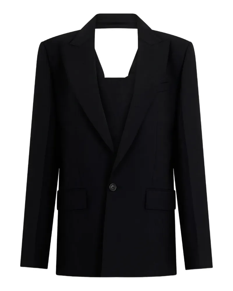 Dsquared2 Tailored2 peek-a-boo blazer - Schwarz Schwarz