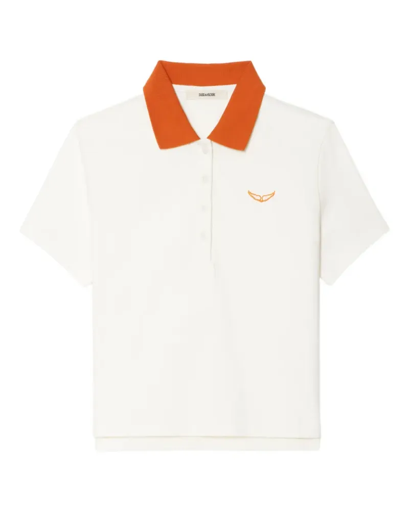 Zadig & Voltaire Mirta polo top - Nude Nude