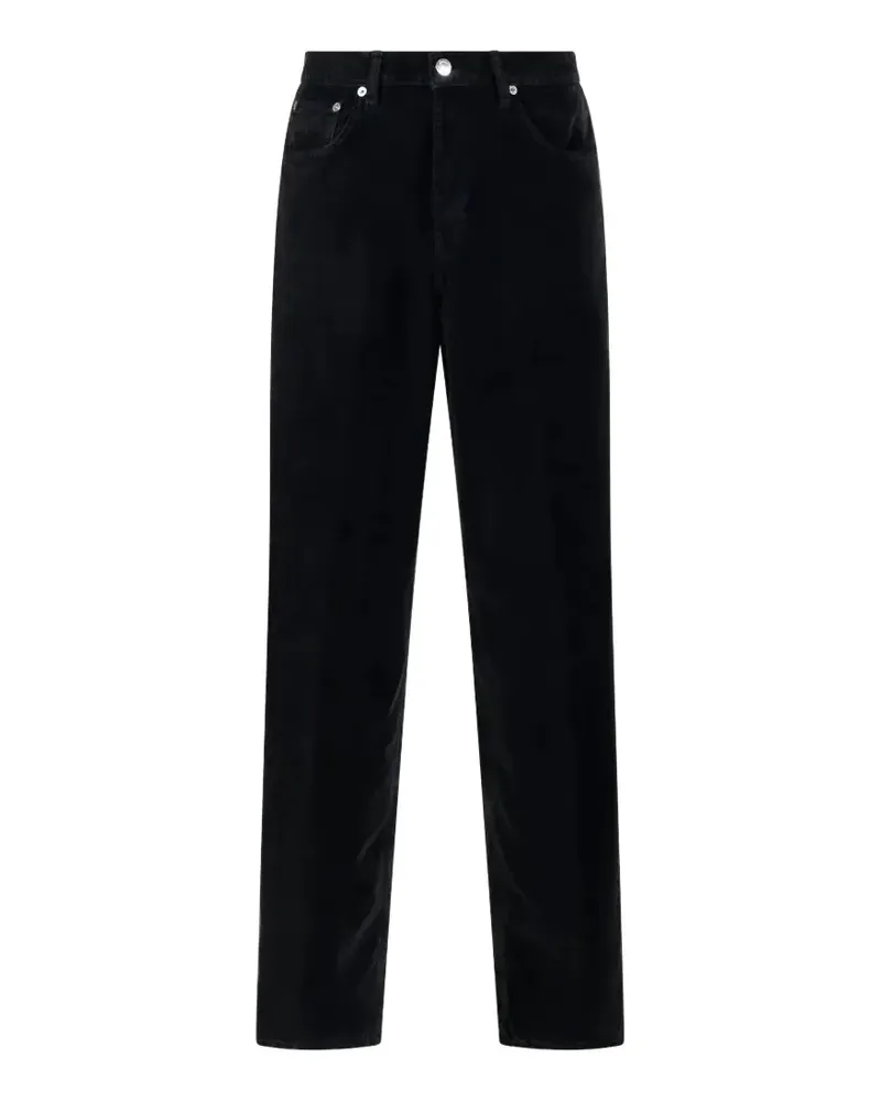 Haikure Jeans mit Gürtelschlaufen - Schwarz Schwarz