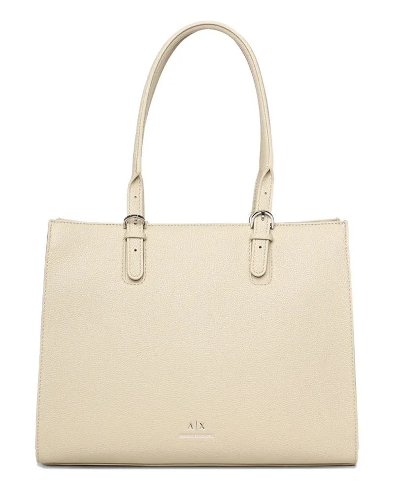Armani Exchange Handtasche mit Schnallendetail - Nude Nude