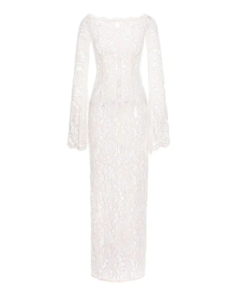 MANURÍ Nomi maxi dress - Weiß Weiß