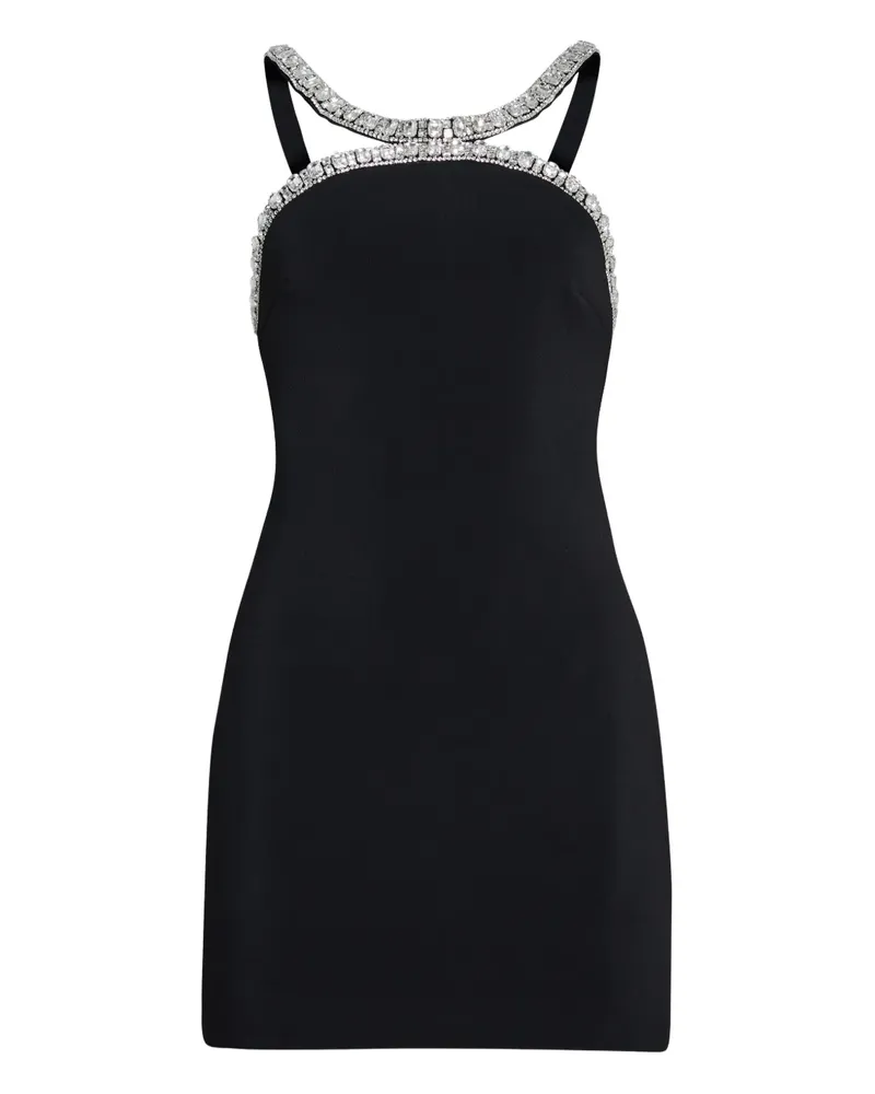 Retrofête Verziertes Alisa Minikleid - Schwarz Schwarz