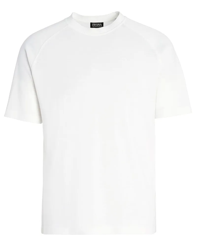 Ermenegildo Zegna Gestricktes T-Shirt - Weiß Weiß