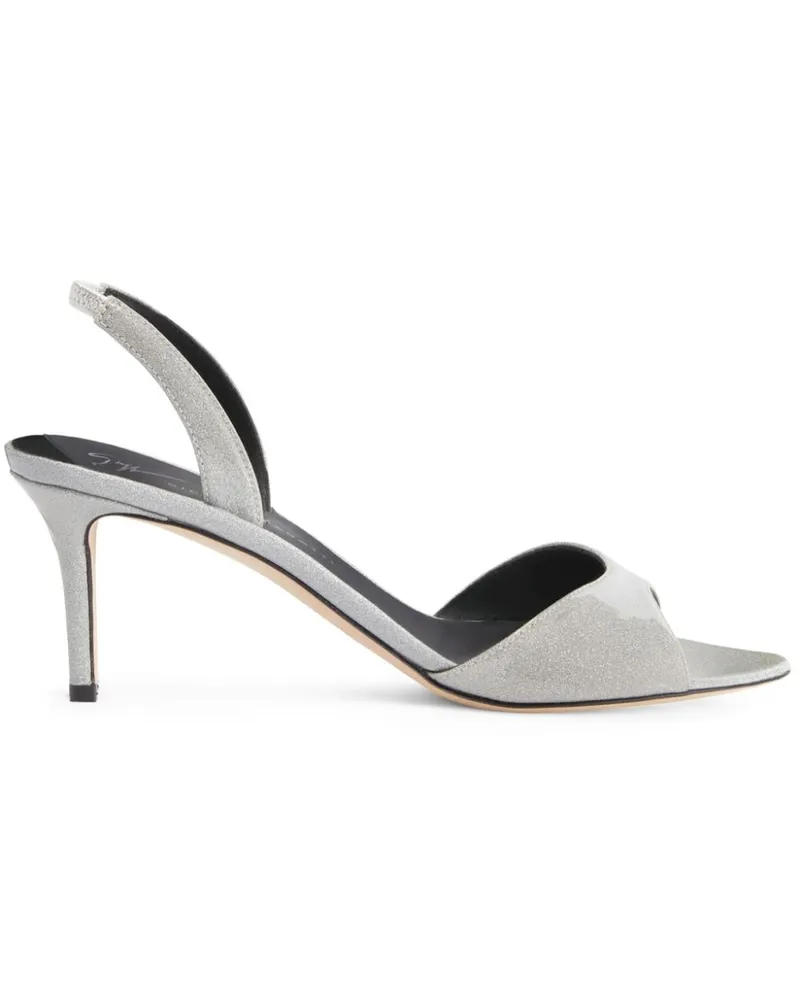 Giuseppe Zanotti Lilibeth Slingback-Sandalen 70mm - Silber Silber