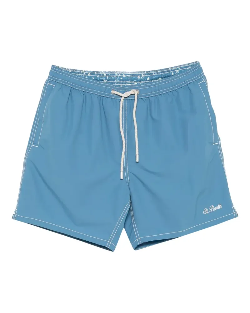 MC2 Saint Barth Badeshorts mit Kontrastnähten - Blau Blau