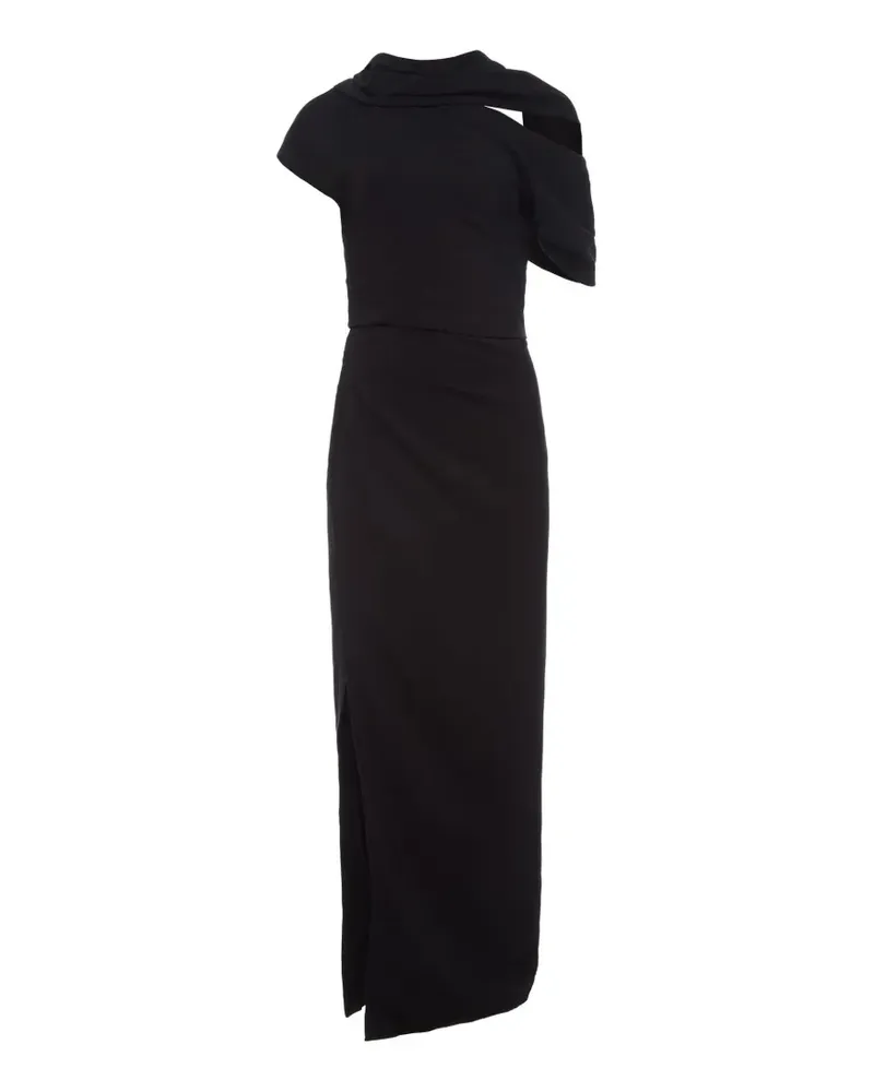 Monse Drapiertes Minikleid - Schwarz Schwarz