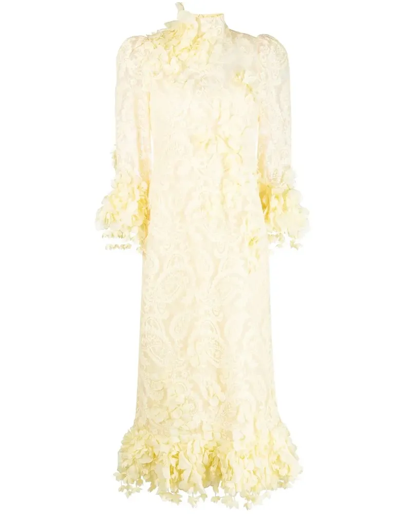 Zimmermann High Tide Midikleid aus Spitze - LEMON Lemon