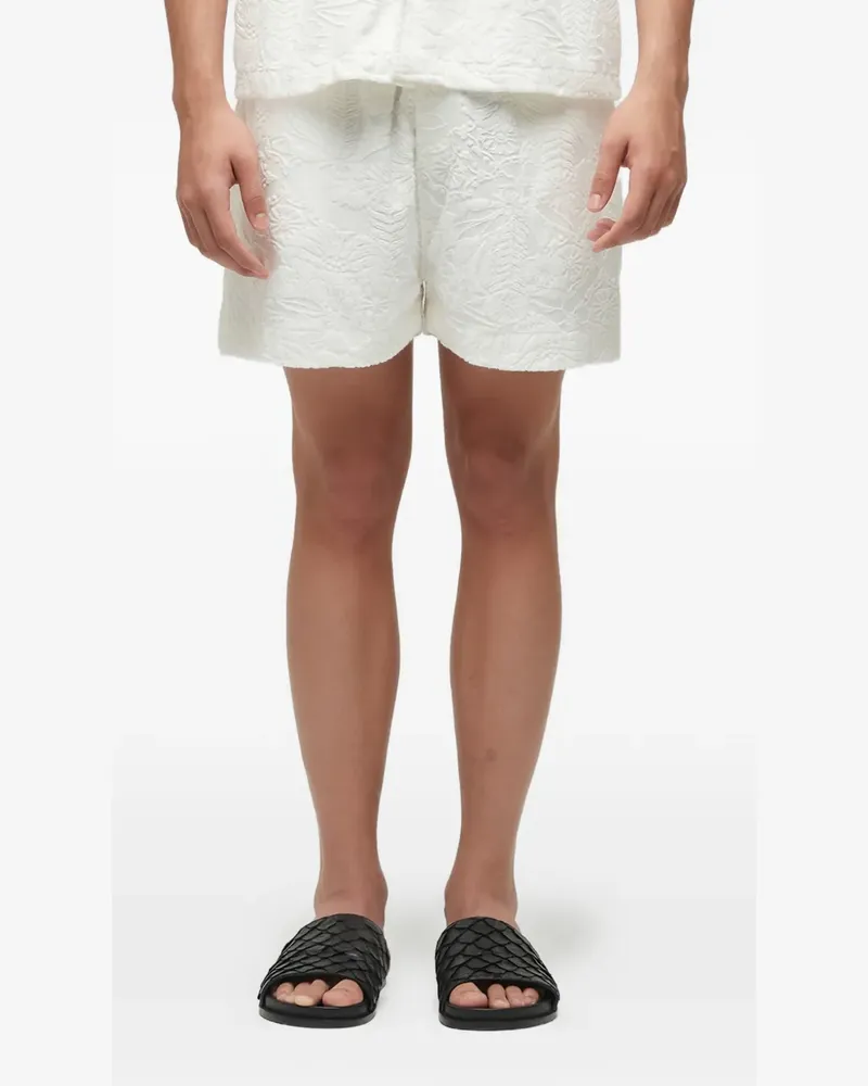 Osklen jacquard bermuda shorts - Weiß Weiß