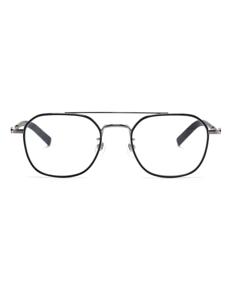 Montblanc Klassische Pilotenbrille - Schwarz Schwarz