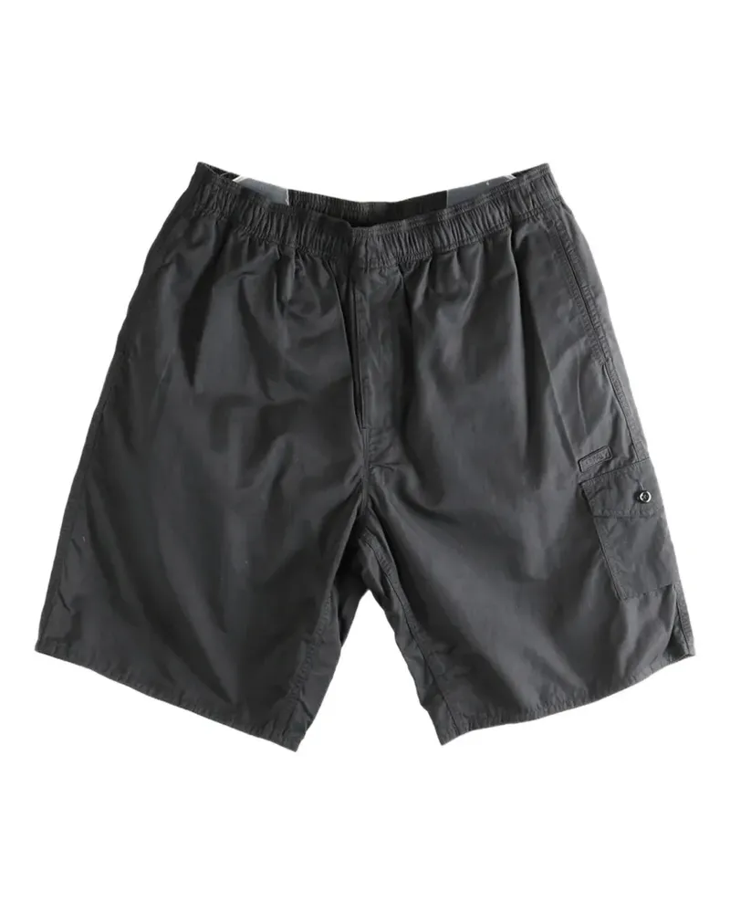 nanamica elasticated-waist cargo shorts - Schwarz Schwarz