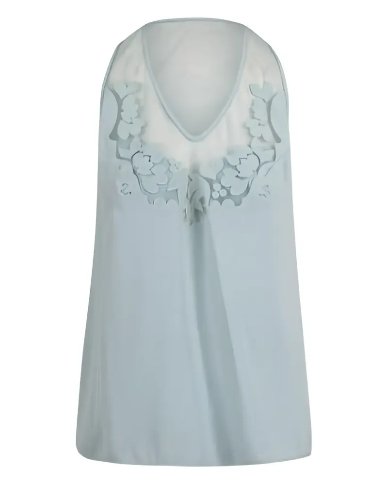 Ermanno Scervino sleeveless blouse - Blau Blau