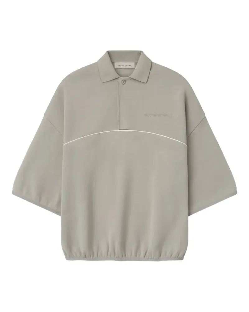 Fear of God Active Trace logo-print piping-detail sweater - Grau Grau