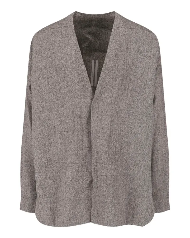Rick Owens Lido Larry Wollhemd - Grau Grau