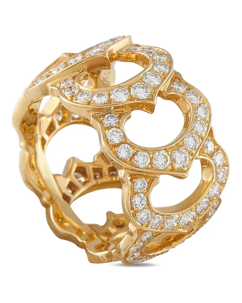 Cartier C de  diamond earrings - Gold Gold